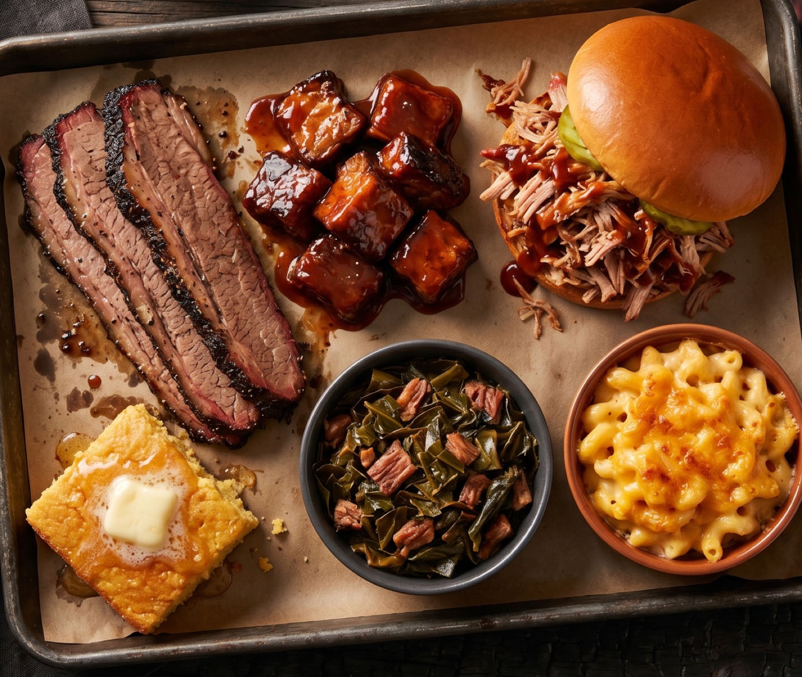 Ribs and sausage